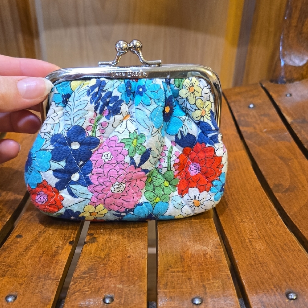Vera Bradley Floral Coin Pouch